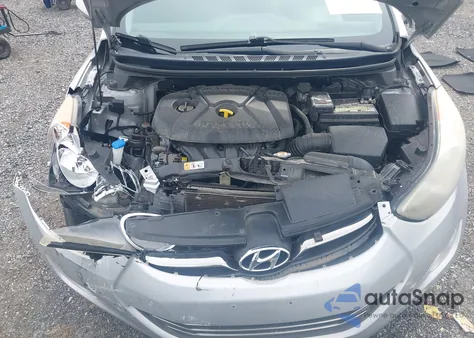 2013 Hyundai Elantra Limited z USA, uszkodzony, nr VIN 5NPDH4AEXDH277467